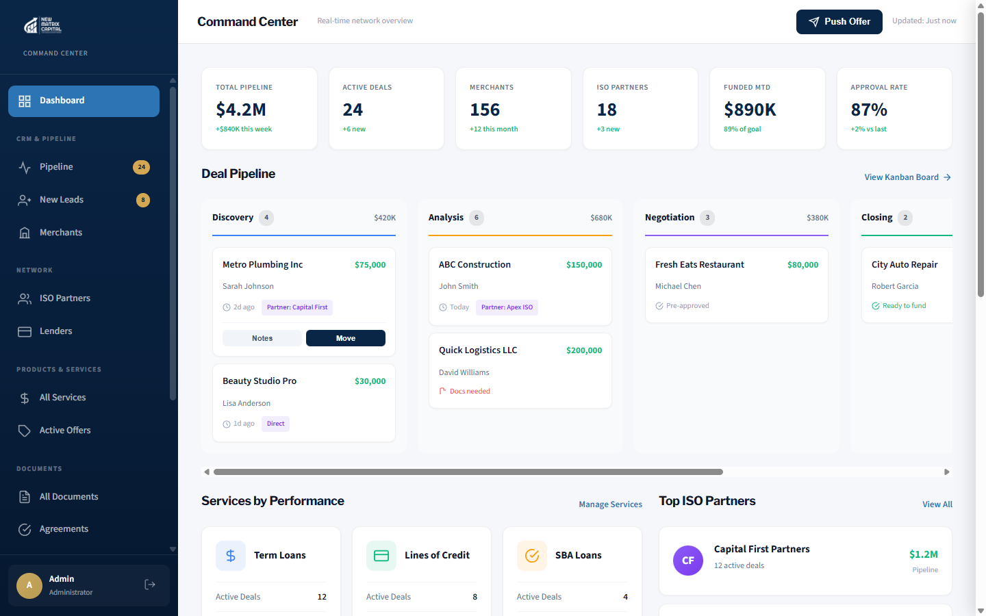 Partner Portal Dashboard